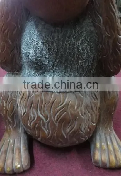 Home & Garden Ornament Fiberglass Clay Monkey Statue photo-2