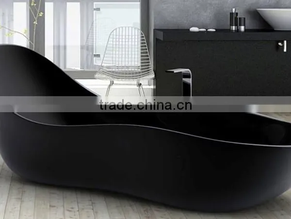 China Factory Home Decoration Wholesale Marble Marble Bathtub Black Stone photo-6