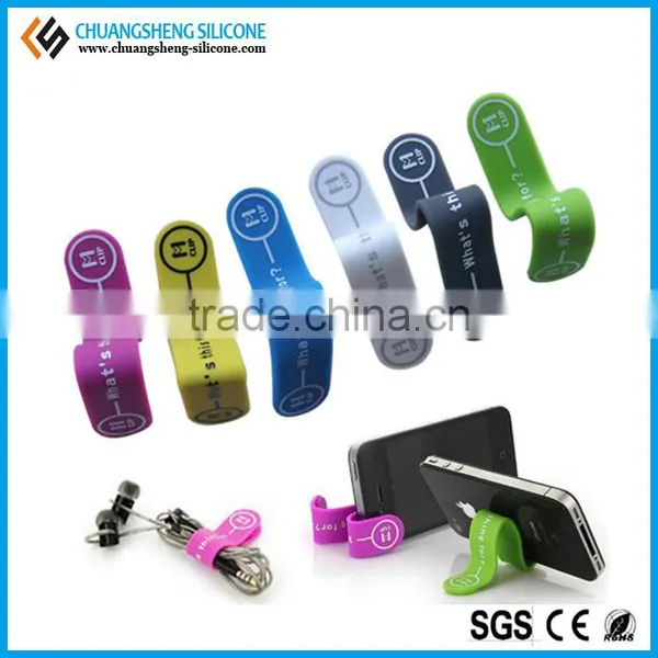 Multifunctional Silicone Clips, Cable Clip, Phone Holder photo-5