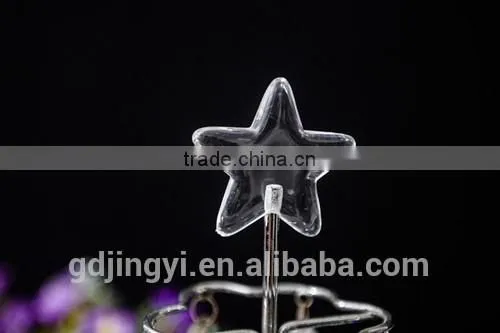 Acrylic Pearls & Metal Lighted Hanging Display Rack/shelf for Table Decoration photo-3