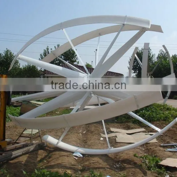 3kw/5kw Maglev Vertical Axis Wind Mill photo-3