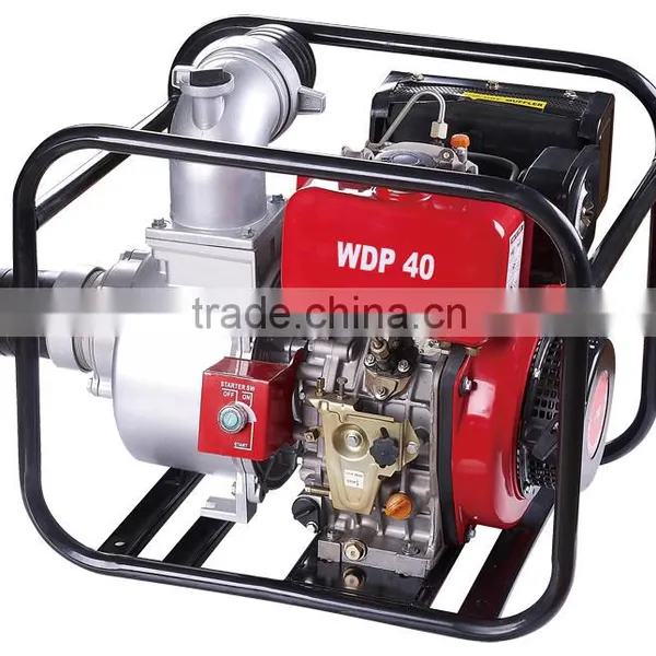 186FA 10hp Diesel Engine Water Pump 4inch DP40 Electric Start Water Pump