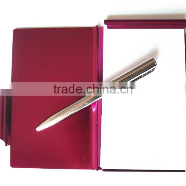 Mini Aluminum Notebook With Pen/pocket Notebook photo-2