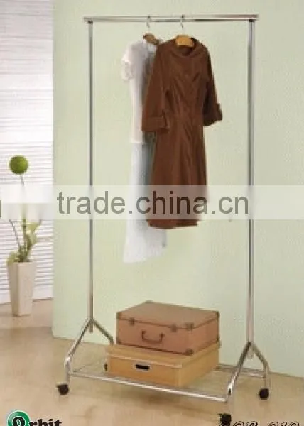 Heavy Duty Mobile Folding Metal Commercial Garment Rack photo-3