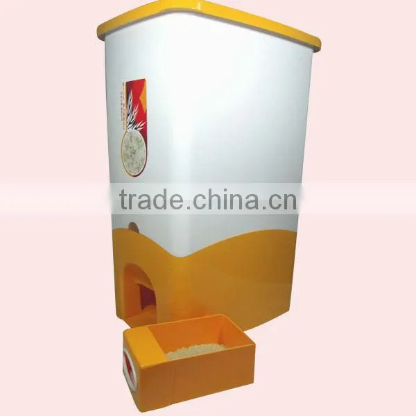 21KG Plastic Rice Storage Container Rice Dispenser photo-5