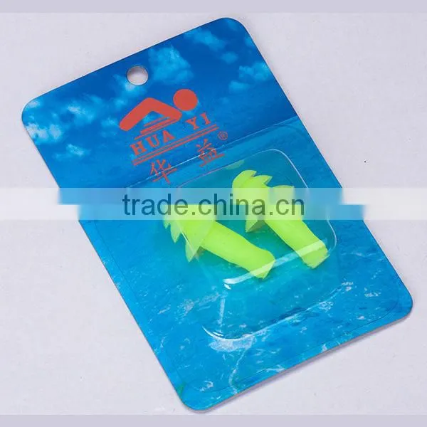 Silicone CE ear plugs light weight comfortable swimming ear plugs