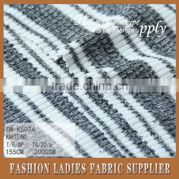 Knit Hacci 2016 High Fashion Fabric White and Black Knit Hatchi photo-2