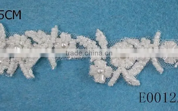 Chinese Factory Directly Selling Embroidery Lace Trim for Bridal With Bottom Price photo-2