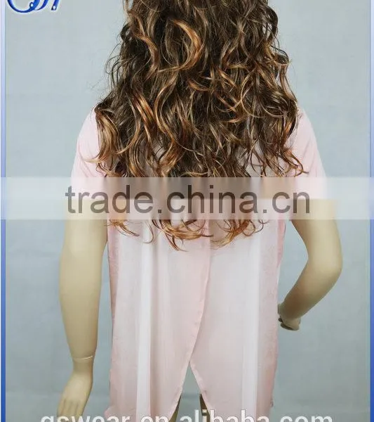 Women Ladies Casual Short Sleeve Blouses photo-2