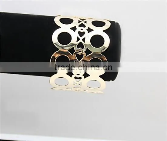 Dubai Fashion Jewelry 2015 Heart Hollow Bangle With Factory Direct Sale photo-6