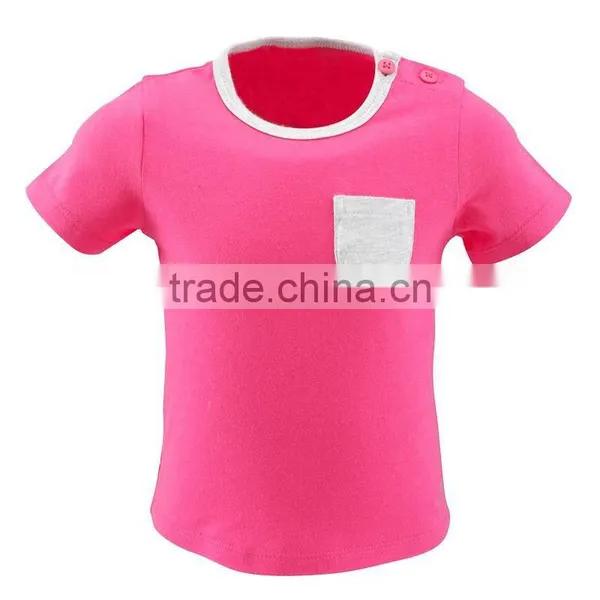 Fashion Pocket Children t Shirt New Garment Product photo-4