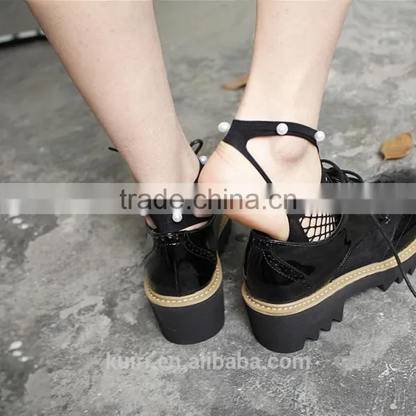 WS-39 2017 Fashion Fishnet Socks Slipper Modern Cool Pearl High Heels Mesh Socks Summer Short Ped Socks photo-3
