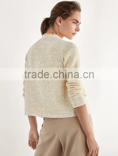 Women's Stylish Open Front Knit Thin Cardigan Sweater Patterns With Best Quality photo-4
