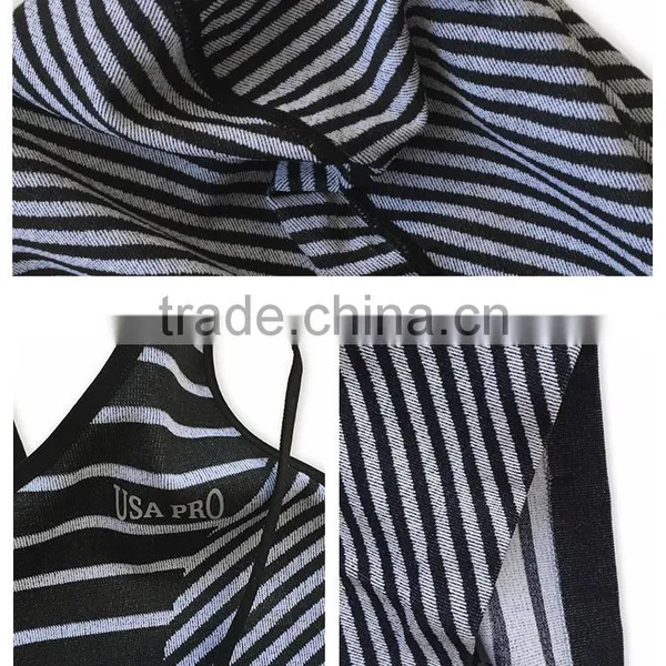 Wholesale Sleeveless Sports Vest With Hat Summer Workout Wear Ribbed Tank Top photo-6