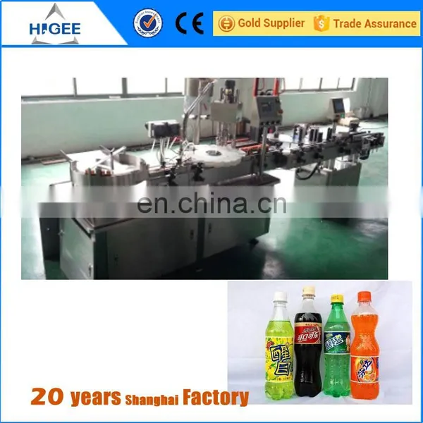 China Factory Automatic Soft Drinking Plastic Bottle Filling Capping and Labeling Machine photo-3
