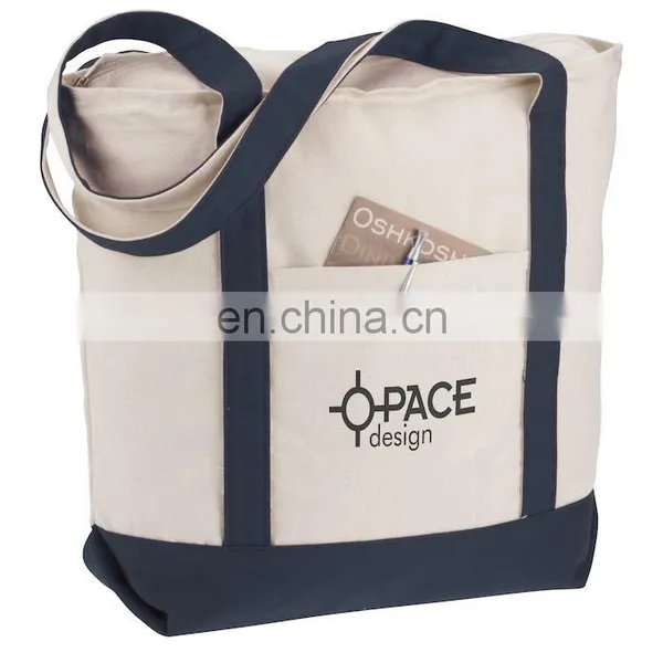 XD1021China Suppliers Wholesale Large Heavyweight Cotton Canvas Boat Tote photo-4
