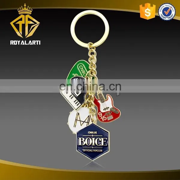 Custom Shiny Silver Flower Shape Keychain With Hard Enamel Color photo-4