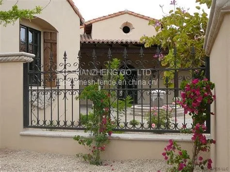 Wrought Iron Fence/decorative Fence/ornamental Fence/ Steel Fence photo-2