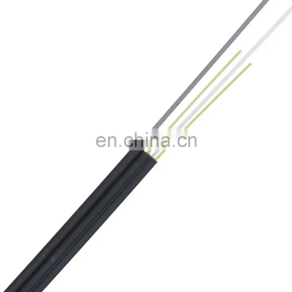 Aerial Self-supporting Outdoor Indoor Fiber Optic FTTH Drop Cable Single Mode G657A1