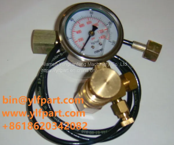 Hydraulic Breaker Nitrogen Gas Charging Device, N2 Charging Kit With Bottle for Hydraulic Breaker