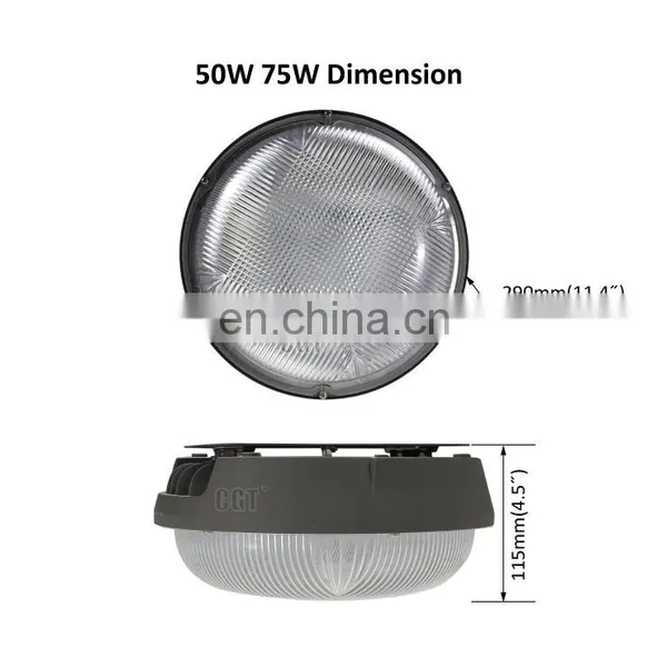 IP65 Outdoor Ceiling Lamp Tent Illuminating Buildings Round Led Canopy Light photo-6