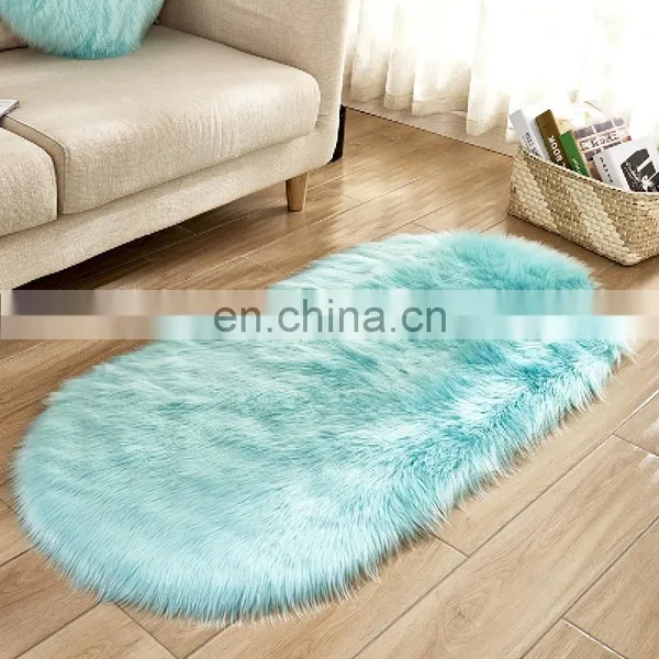 Luxury and Soft Wholesale Faux Fur Wool Rug Carpet for Floor Cover photo-5