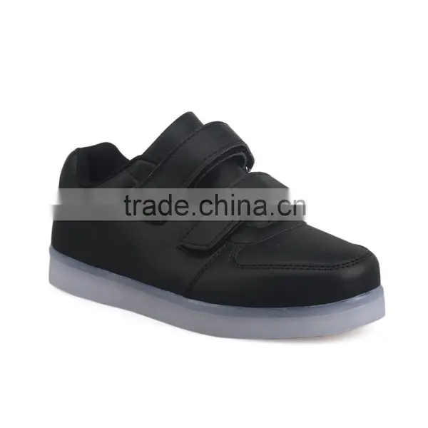 Wholesale Fashion White/black LED Light up Shoes/luminous LED Light Running Shoes photo-4