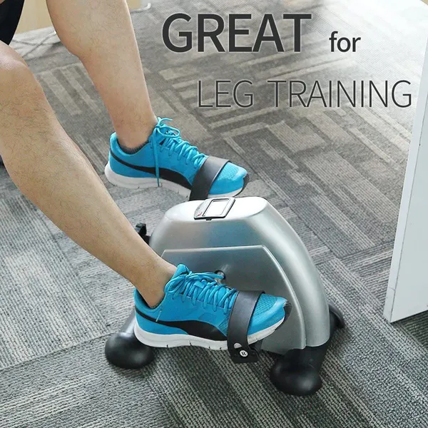 Portable Leg Mini Foot Pedal Exerciser Cycle Bike With Screen photo-4