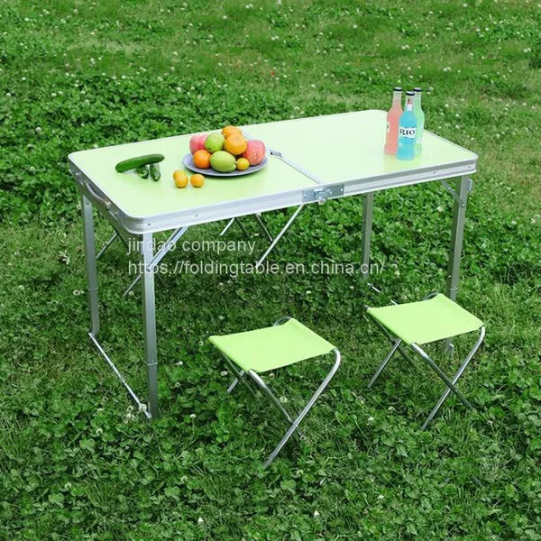 Outdoor Folding Aluminum Picnic Table photo-2