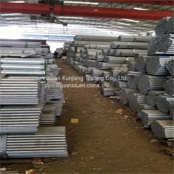 Yunnan Galvanized Steel Pipe Wholesale Q235 Hot Dip Galvanized Steel Pipe Greenhouse Vegetable Steel Pipe Specifications Are Complete photo-2