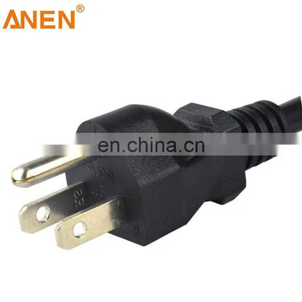 USA Power Plug DJ007 America U-L Canada C-U-L Certified US 3 Prong Grounded Plug photo-2