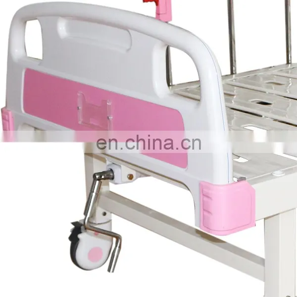 Medical Equipment Hot Sales 1 Crank One Function Manual Hospital Bed For Sale photo-3