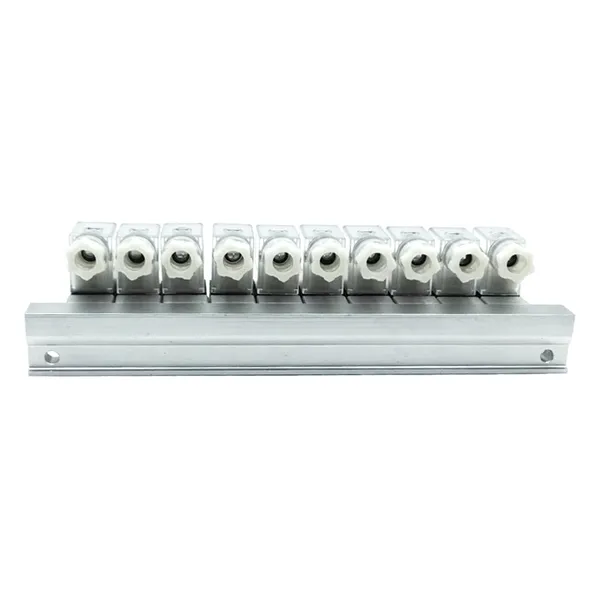 2V025-06 10 Stations Normally Closed Multiple Manifold Mounted Pneumatic Solenoid Valve photo-4