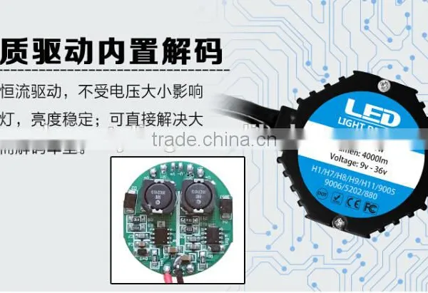 New Arrival 40W 4000LM*2 H7 H3 H8 H9 H11 H16 9005 9006 H4 H13 9004 9007 Auto Led Headlight Bulb, Led Headlight Bulbs 12v 35w photo-5