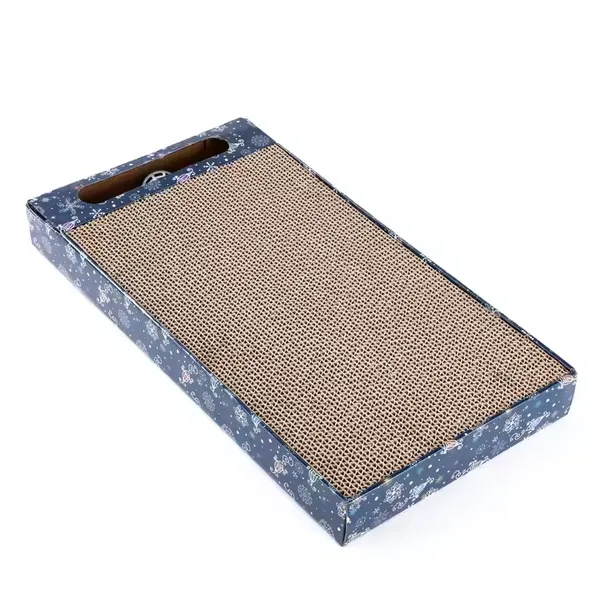 Meow Love Fun Cat Corrugated Cardboard With Ball Toy Cat Scraper Can Be Customized With Patterns That Do Not Drop Scraps Comfortably photo-3