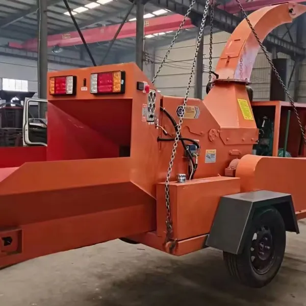 32hp 55 hp Mobile Diesel Wood Chipper Machine Wood Green Waste Shredder Wood Processing Machinery for Sale photo-2