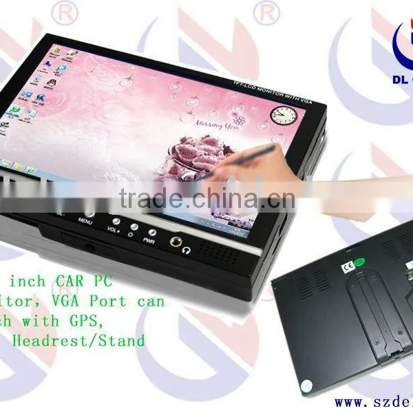 Car 7" Tft Lcd Monitor With TV AV Option