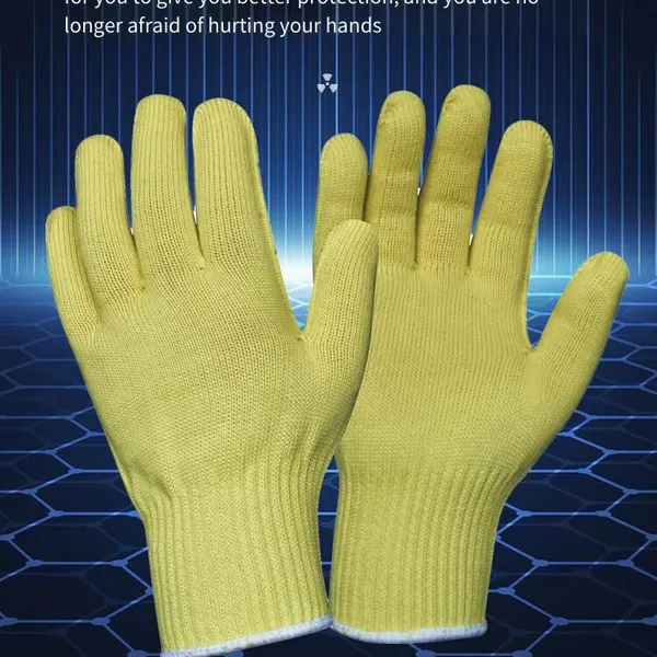 Enkerr 10-needle Aramid Cut-resistant Gloves With Reinforced Cut Protection on the Inner Side of Index Finger and Thumb photo-3