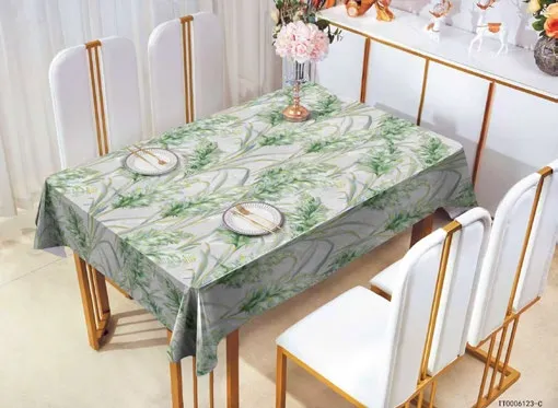 4 Pack Black, Rectangle Disposable Plastic Tablecloth for Picnic, Birthday, BBQ, Party, Wedding (Black, Rectangle, 54in. X108in.) photo-2