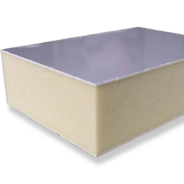 Hot Sale FRP Sandwich Panel 50mm 100mm 150mm Insulated Pir Seamless Wall Cold Room Galvanized Color FRP Fiberglass Side Skirts photo-2