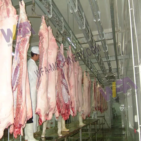 50-500 Heads Per Shift Pig Slaughter Production Line Full Set Pig Abattoir Processing Equipment SUS304 photo-3