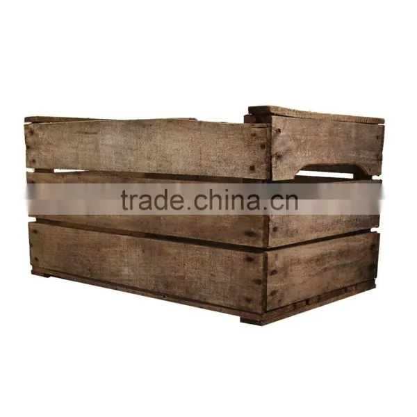 Vintage Chic Wooden Storage Crate Vegetable Fruit Box Country Kitchen photo-6