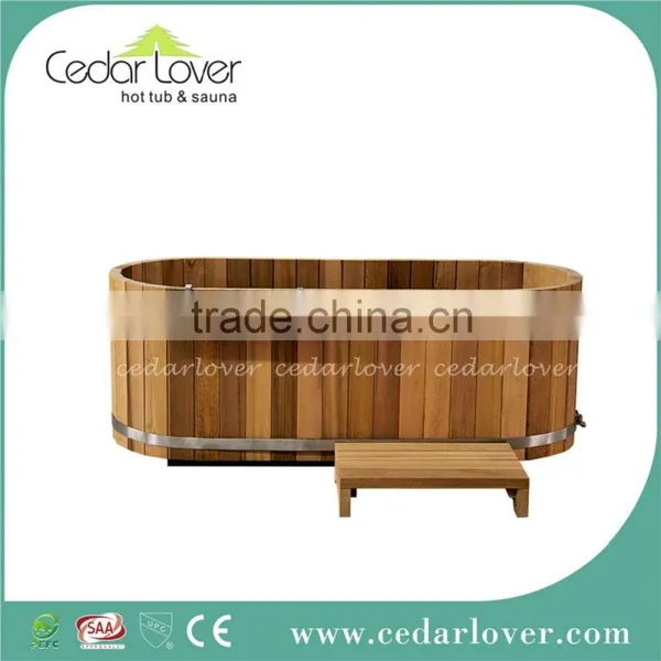 Fancy Outdoor Wood Burning 1 Person Outdoor Spa Tub photo-2