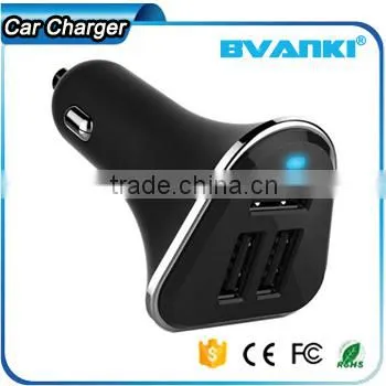 2016 Trade Assurance New Design CE RoHS FCC 12V 5.2A Triple Mini 3 Ports USB Car Charger Adapter for Samsung Charger Free Sample Supplier's Choice photo-3