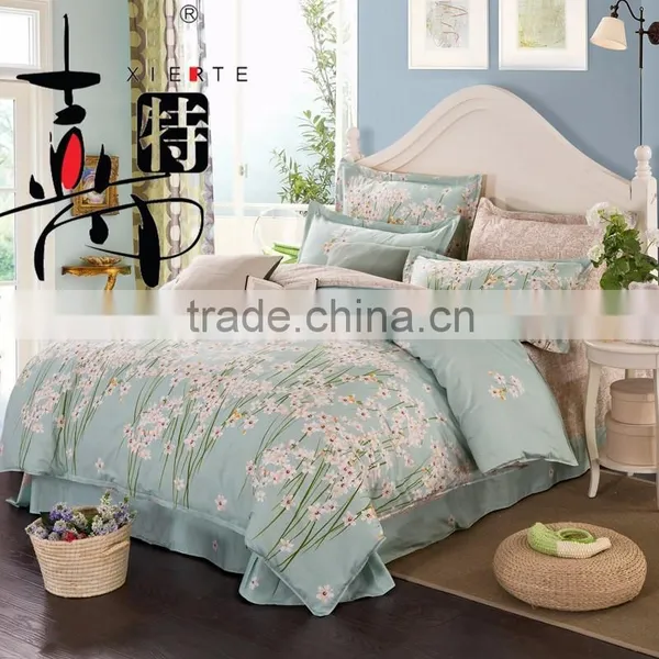 100% Cotton Reactive Printed Twill Fabric Cotton Paint Chinese Bedding Set Bedding Set photo-2