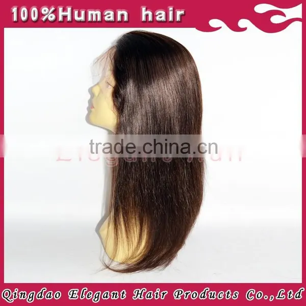 2015 New Products100% Human Hair Brazilian Hair Glueless Full Lace Human Hair Wig Baby Hair photo-5