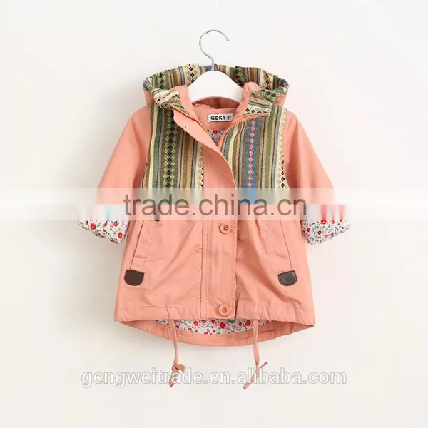 2016 Autumn & Winter Kids Coat Long Frocks Children Boutique Clothes Winter Jacket Girls Overcoat photo-2