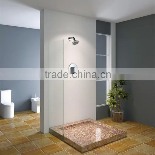 Golden Plated Concealed Shower Mixer With Top Shower Head CS011 photo-4
