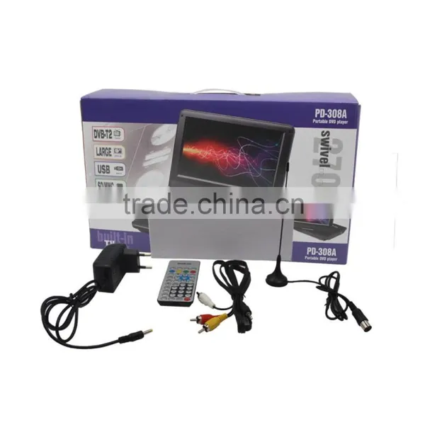 2016 Cheapest Price 7 Inch Lcd Screen Rechargable Portable Dvd Player photo-3
