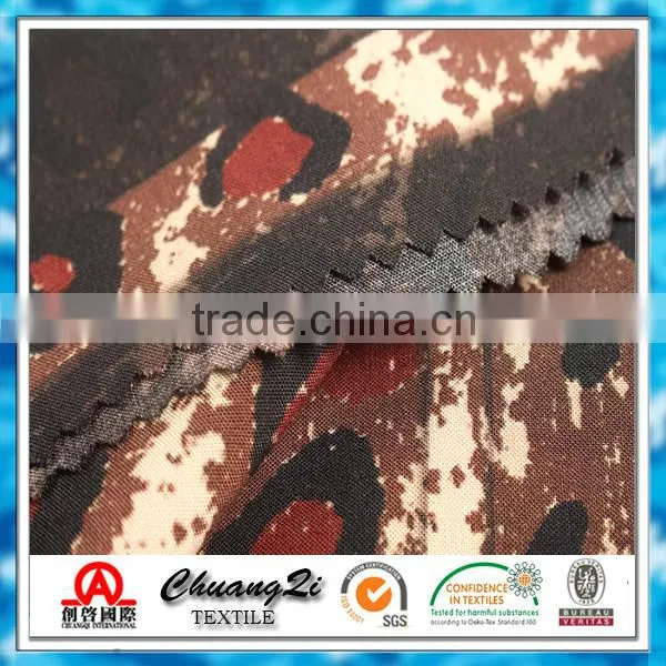Woven 100% Rayon Voil Ladies Garments Leopard Print Fabric photo-2